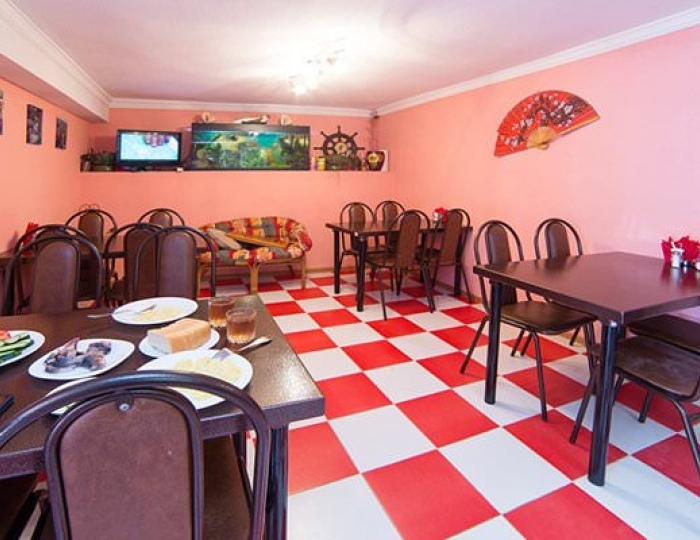 Столовая в корпусе эконом - Гостиница «Белые скалы»